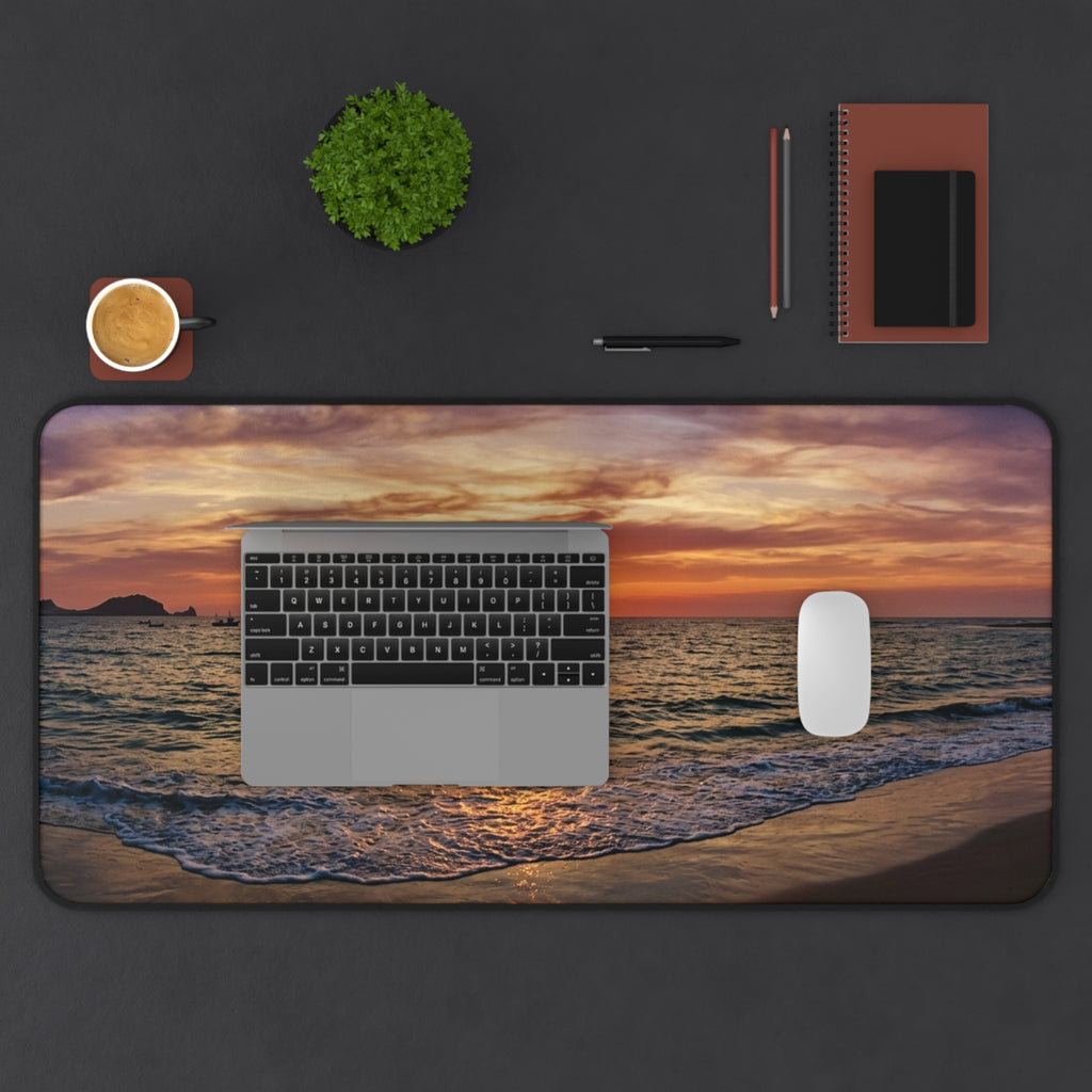 Ocean Sunset desk mat with nature-inspired artwork - product view 11