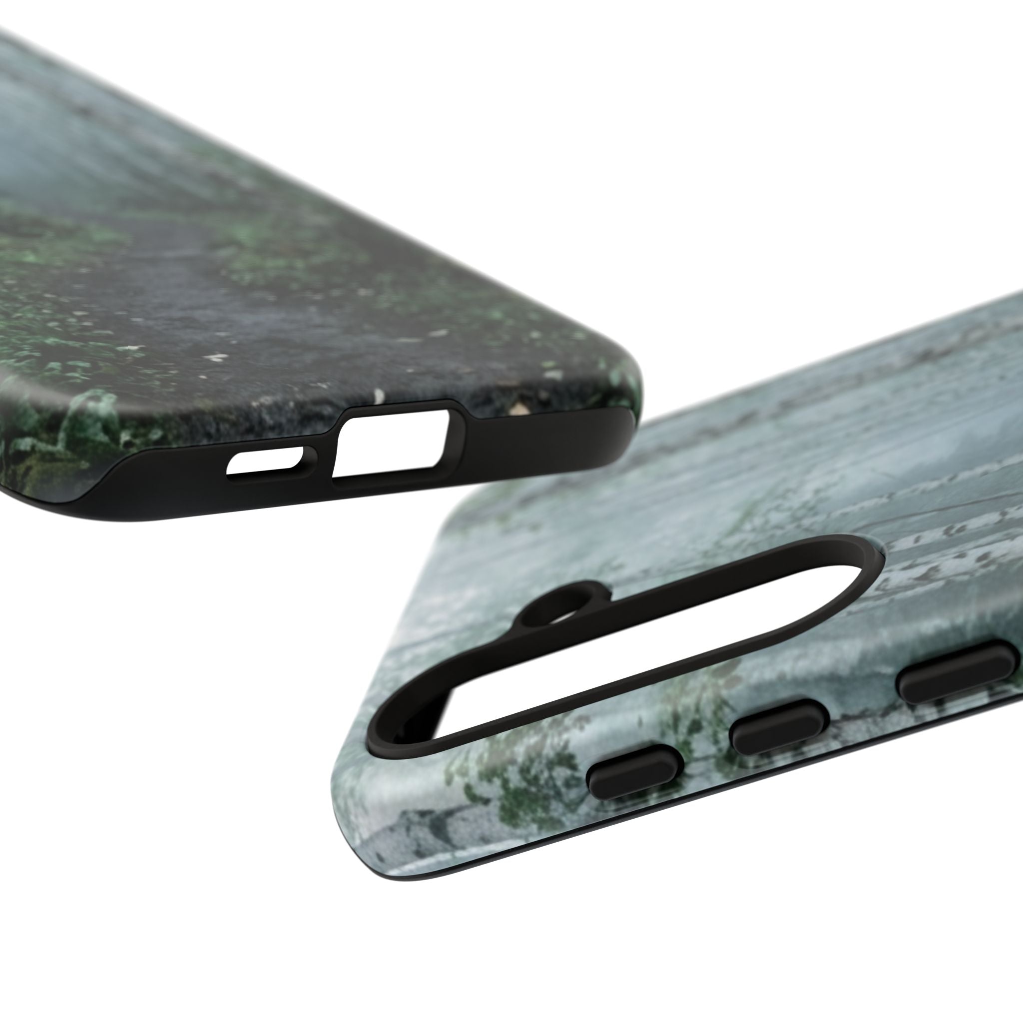 Twilight Birch Tree Path Phone Case
