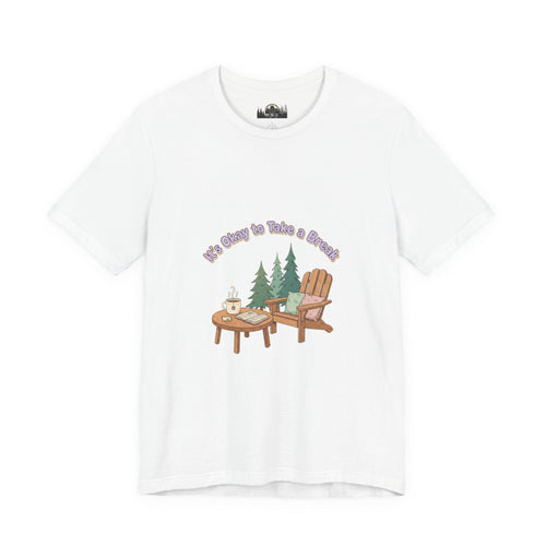 Mental Health Awareness T t-shirt with nature-inspired artwork - product view 2