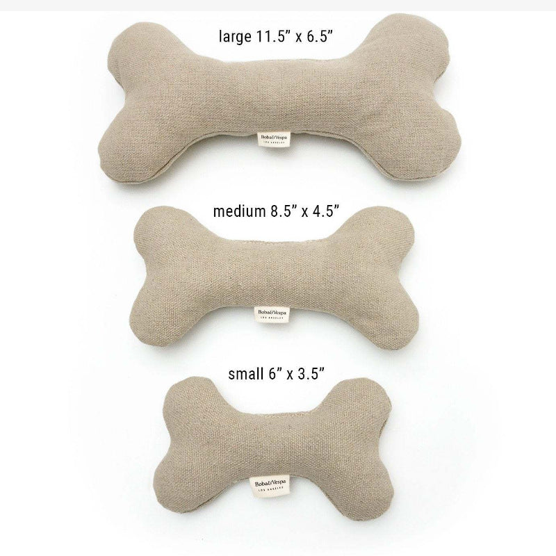 Cotton Velvet Dog Toy Bone Biting Molar Rod uncategorized / needs cleanup with nature-inspired artwork - product view 3