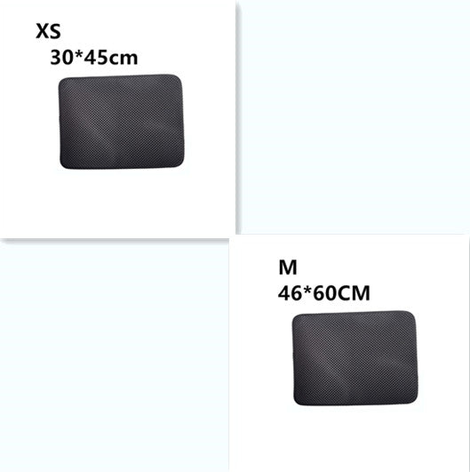 Double Layer Litter Cat Bed Pads Pet Cat Litter Mat Trapping Pets uncategorized / needs cleanup with nature-inspired artwork - product view 8