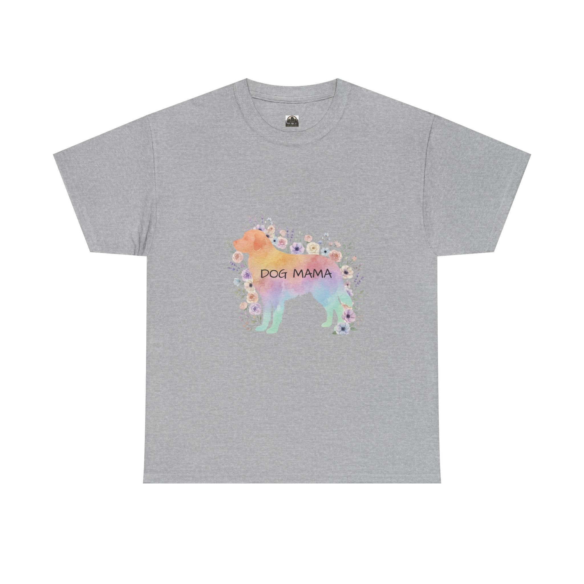 Dog Mama Pastel T t-shirt with nature-inspired artwork - product view 13