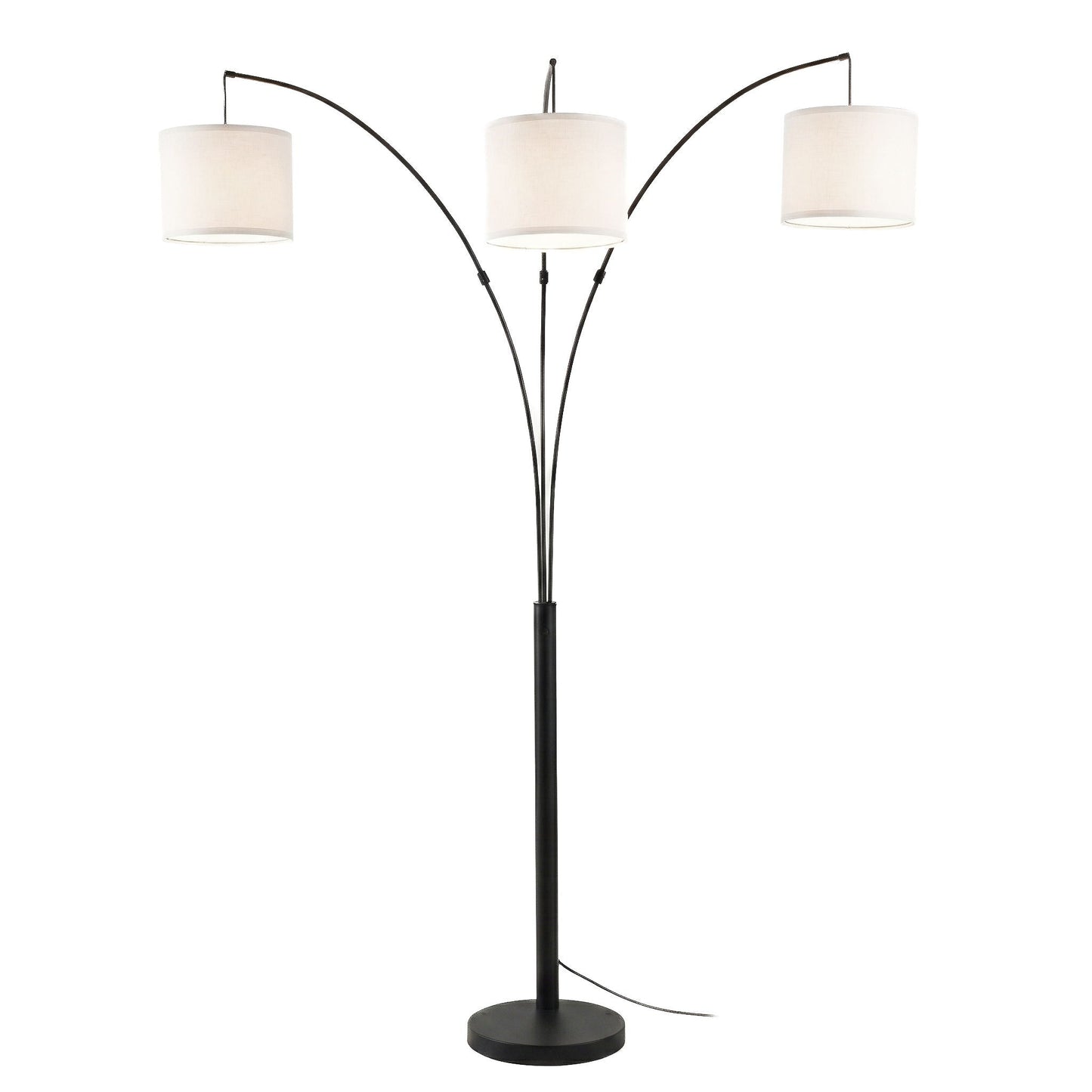 3 Arm Arc Oil-Rubbed Bronze Floor Lamp