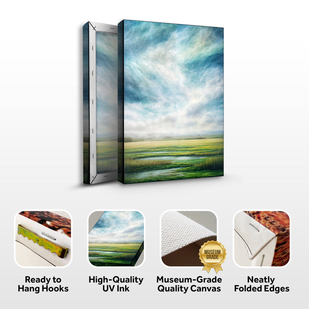 Modern Skyview Nature wall art with nature-inspired artwork - product view 4