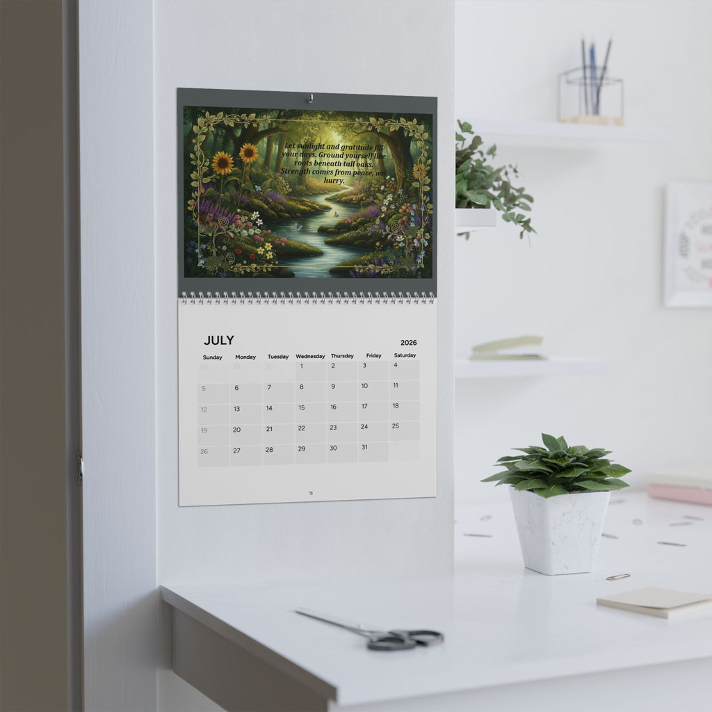 Nature's Embrace Calendar () calendar with nature-inspired artwork