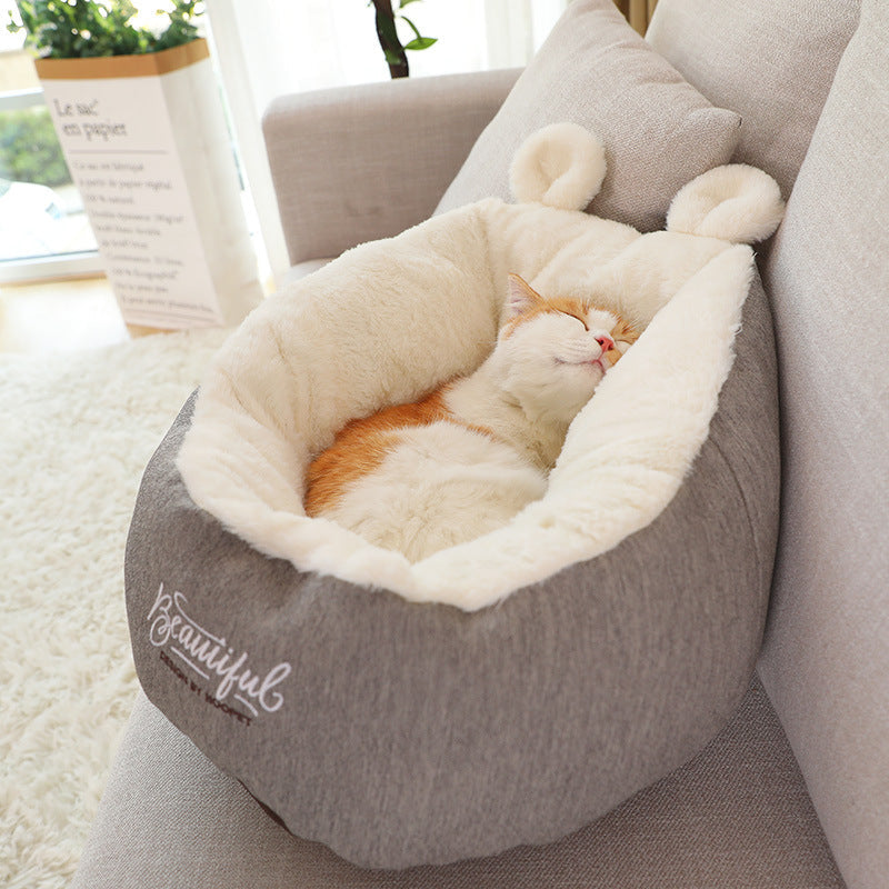 Pet Dog Bed Warming Soft Sleeping Bag Cushion Puppy Kennel uncategorized / needs cleanup with nature-inspired artwork