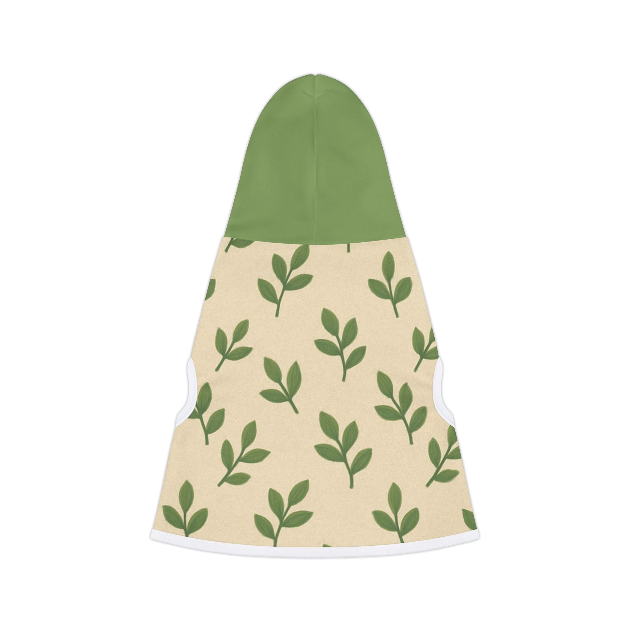 Tranquil Leaf Pet Hoodie pets with nature-inspired artwork - product view 3