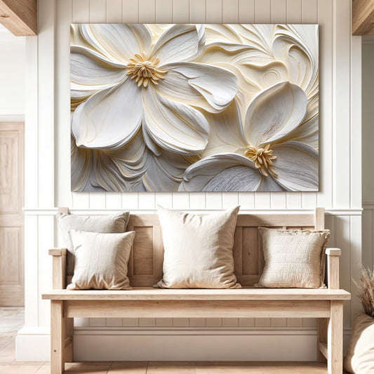 3d Minimalist Flower Ii wall art with nature-inspired artwork