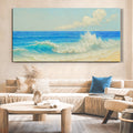 Serene Ocean Wave Coastal Xiii wall art with nature-inspired artwork
