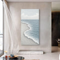 White Waves Abstract wall art with nature-inspired artwork