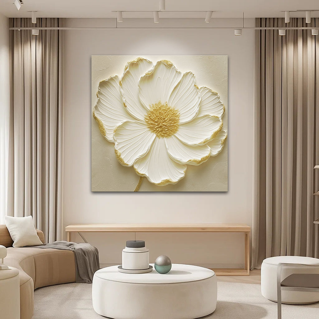 Modern Abstract Flower wall art with nature-inspired artwork