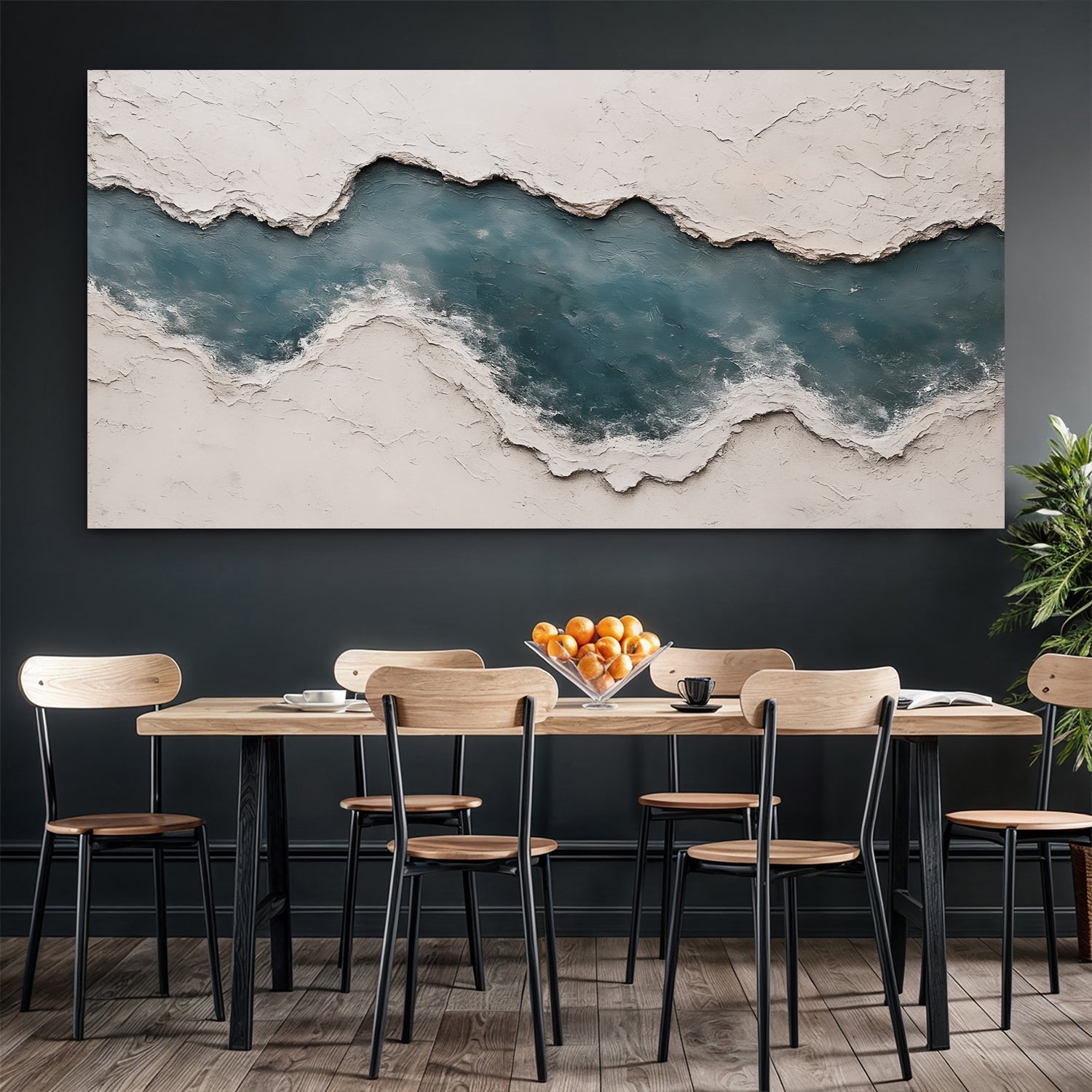 Minimalist Xii wall art with nature-inspired artwork