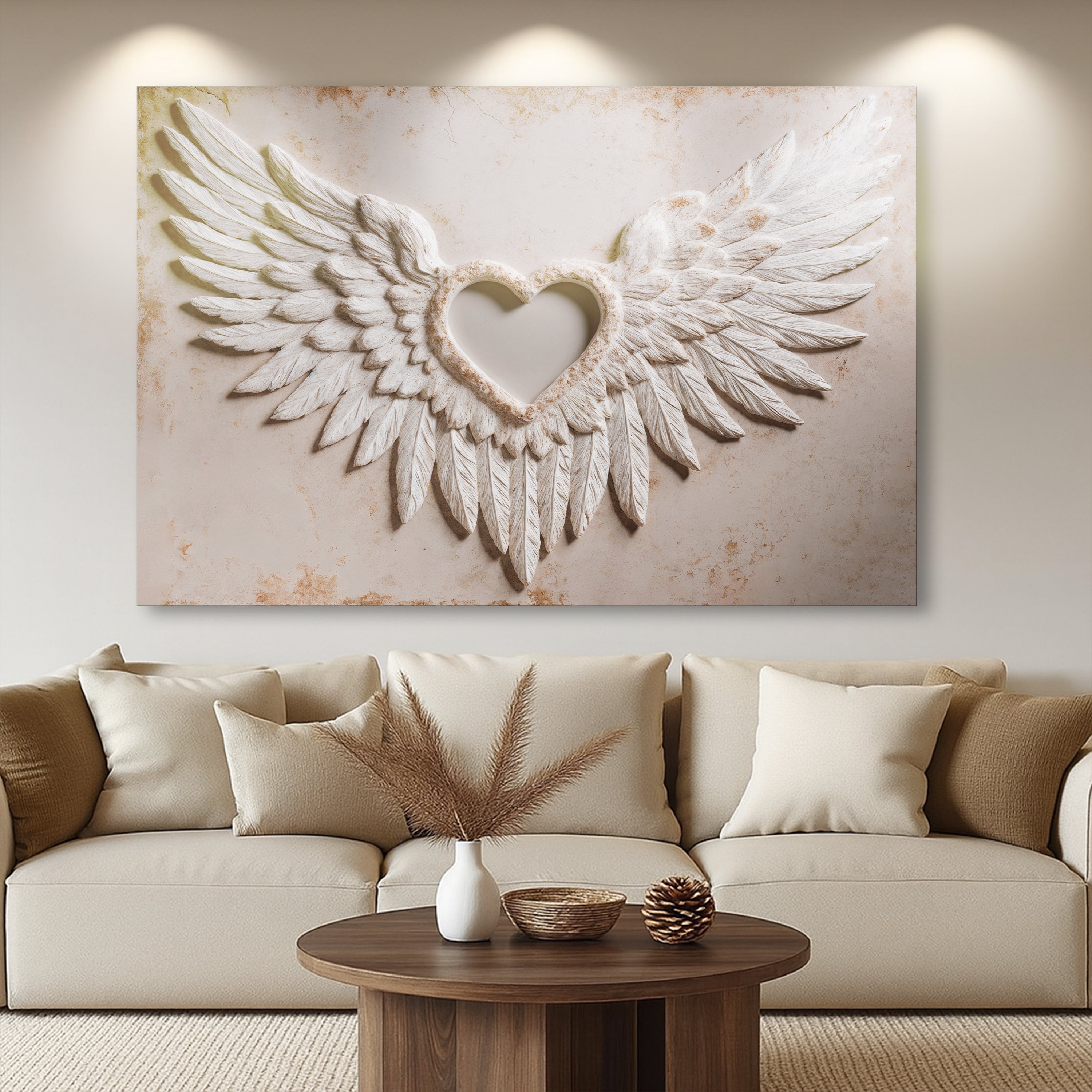 Wings of Love Abstract Ii wall art with nature-inspired artwork