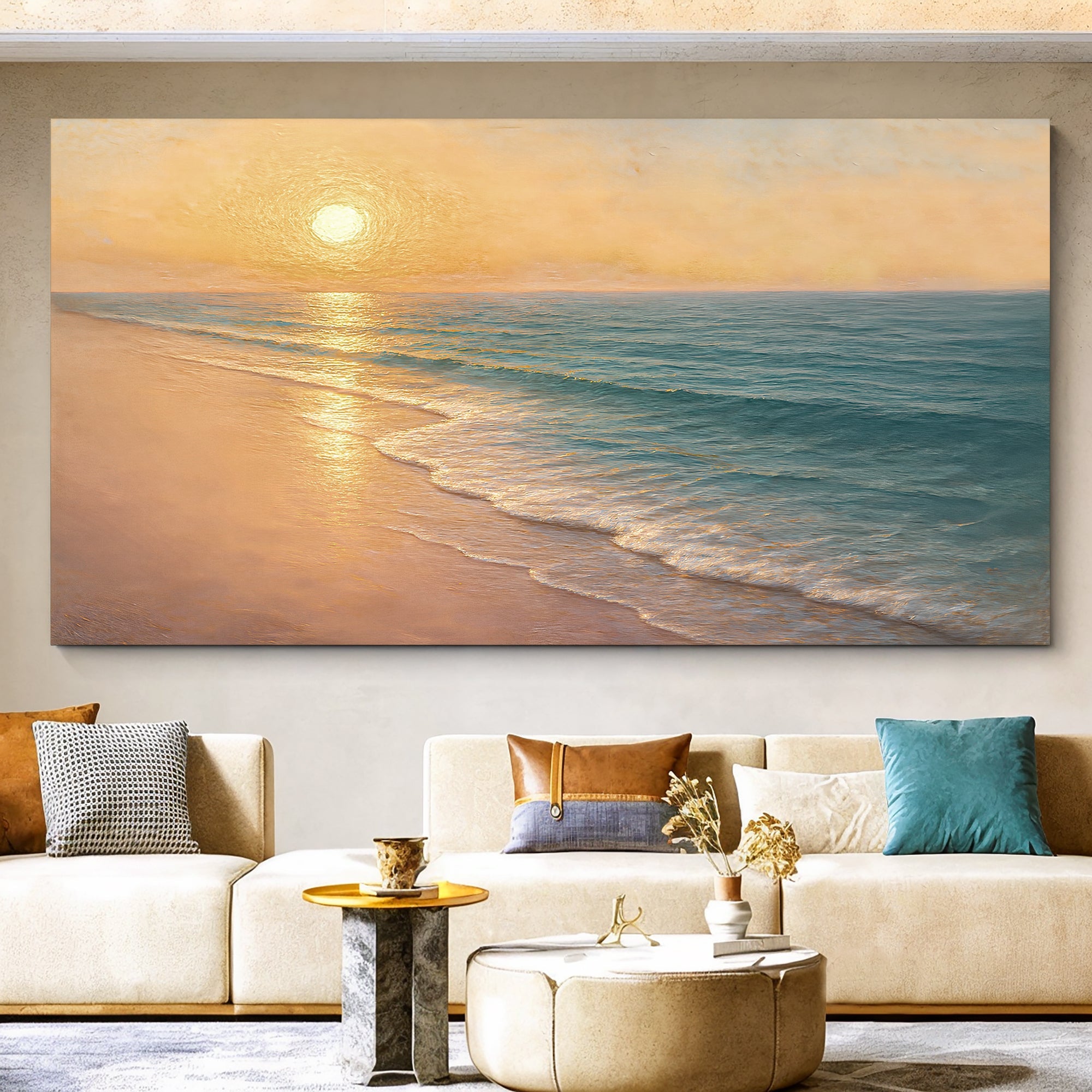 Beach Shoreline Coastal Iv wall art with nature-inspired artwork