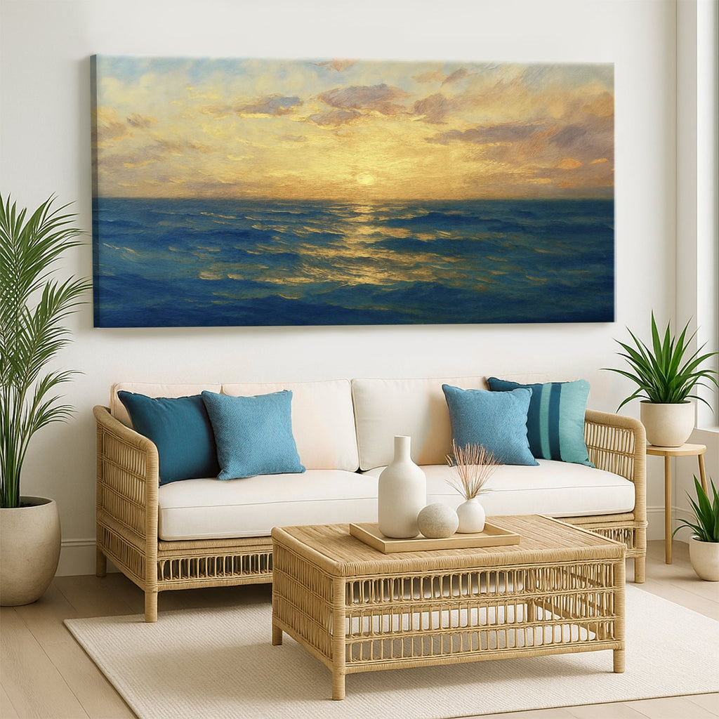 Waterscape Abstract Vii wall art with nature-inspired artwork