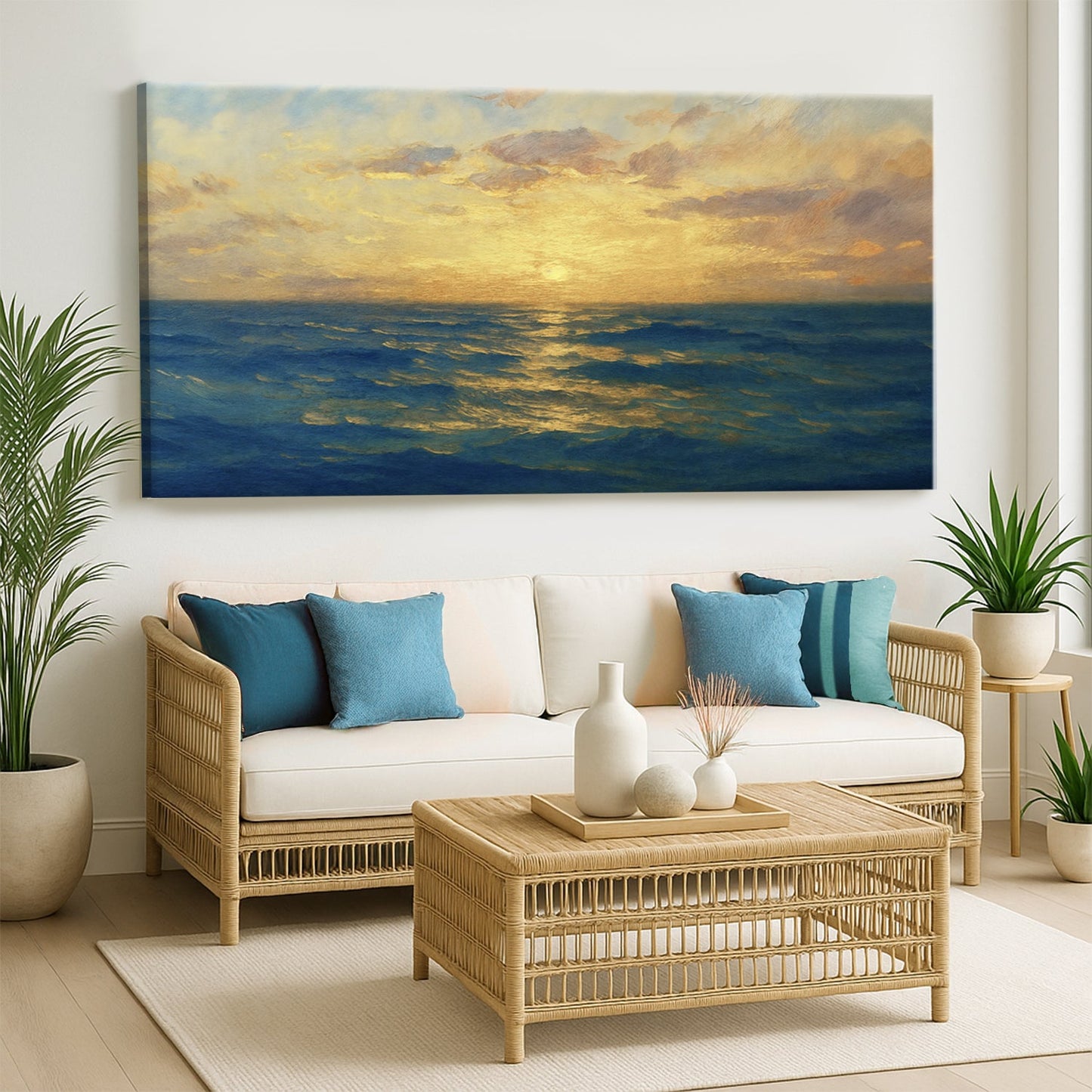 Waterscape Abstract Vii wall art with nature-inspired artwork