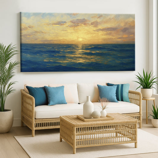 Waterscape Abstract Vii wall art with nature-inspired artwork