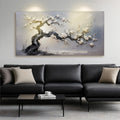 White Blossom wall art with nature-inspired artwork