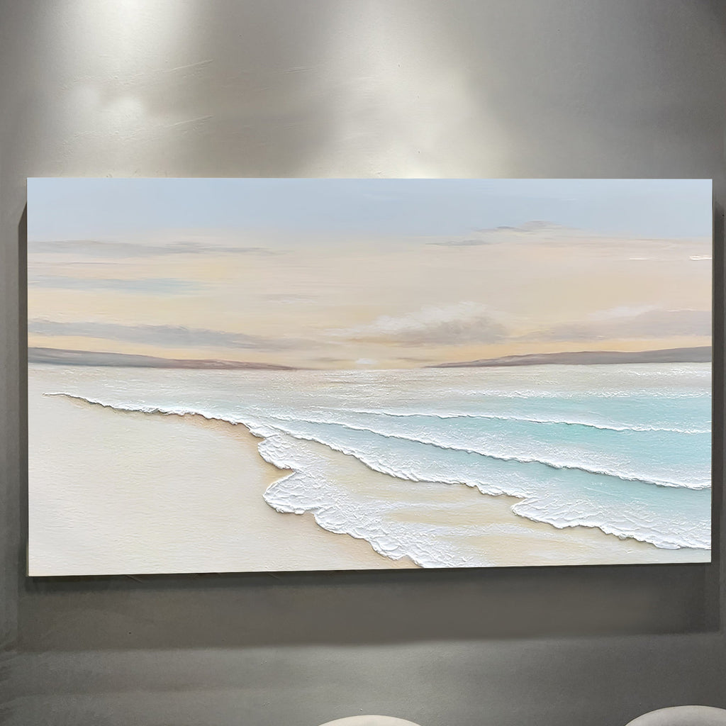 Serene Ocean Wave Coastal Iv wall art with nature-inspired artwork