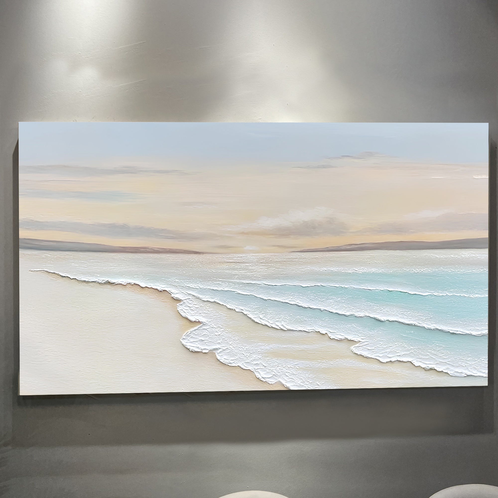 Serene Ocean Wave Coastal Iv wall art with nature-inspired artwork