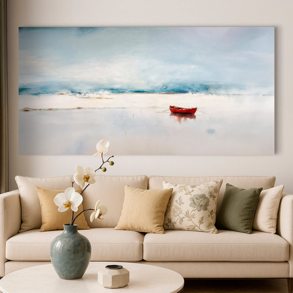 Misty Morning Abstract wall art with nature-inspired artwork