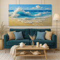 Serene Ocean Wave Coastal V wall art with nature-inspired artwork