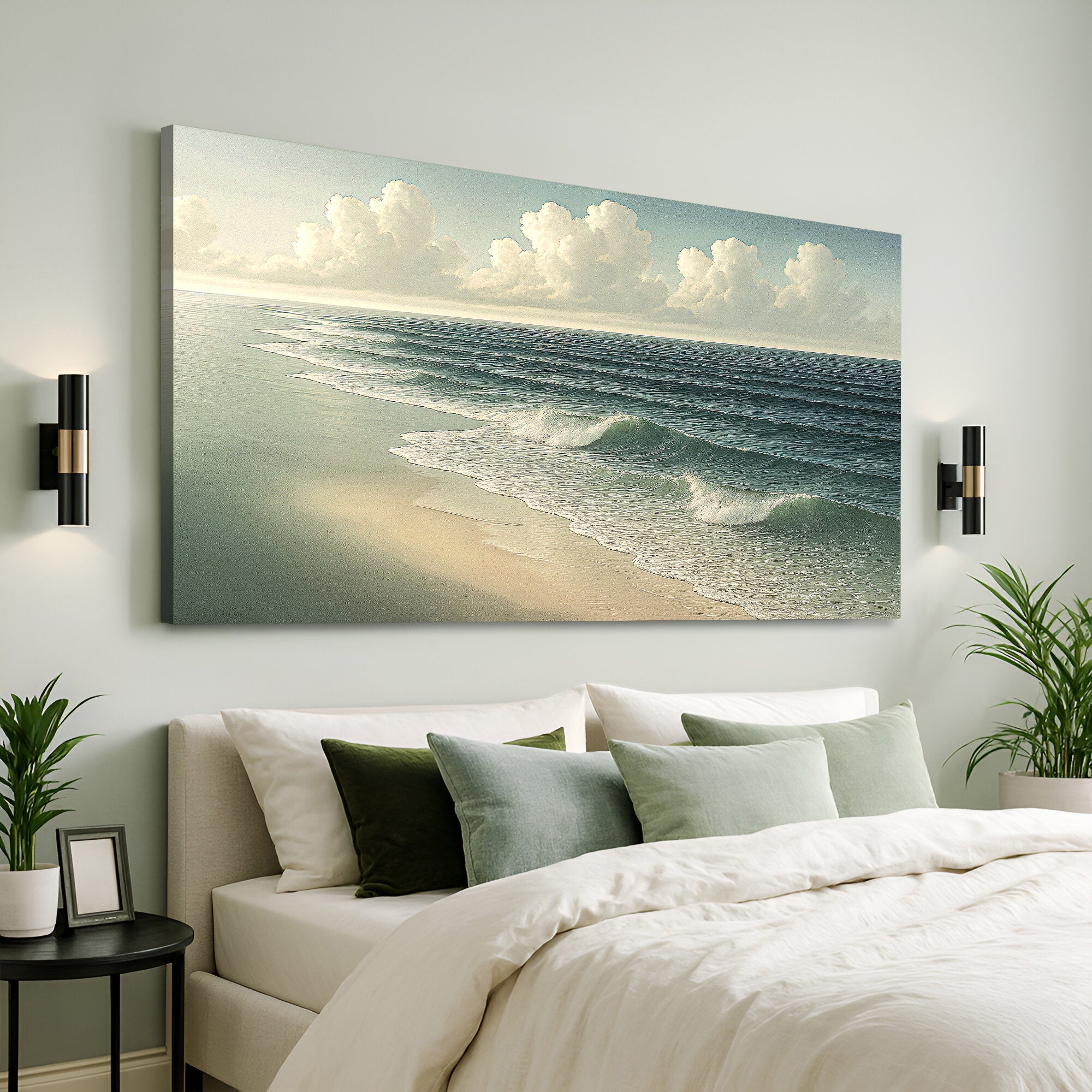 Beach Shoreline Coastal Vi wall art with nature-inspired artwork