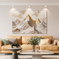 Golden Peaks wall art with nature-inspired artwork