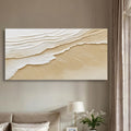 Neutral Ocean Waves wall art with nature-inspired artwork