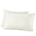 Organic Cotton Quilted Pillow Protectors pillow cover with nature-inspired artwork