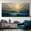 Waterscape Abstract Xi wall art with nature-inspired artwork