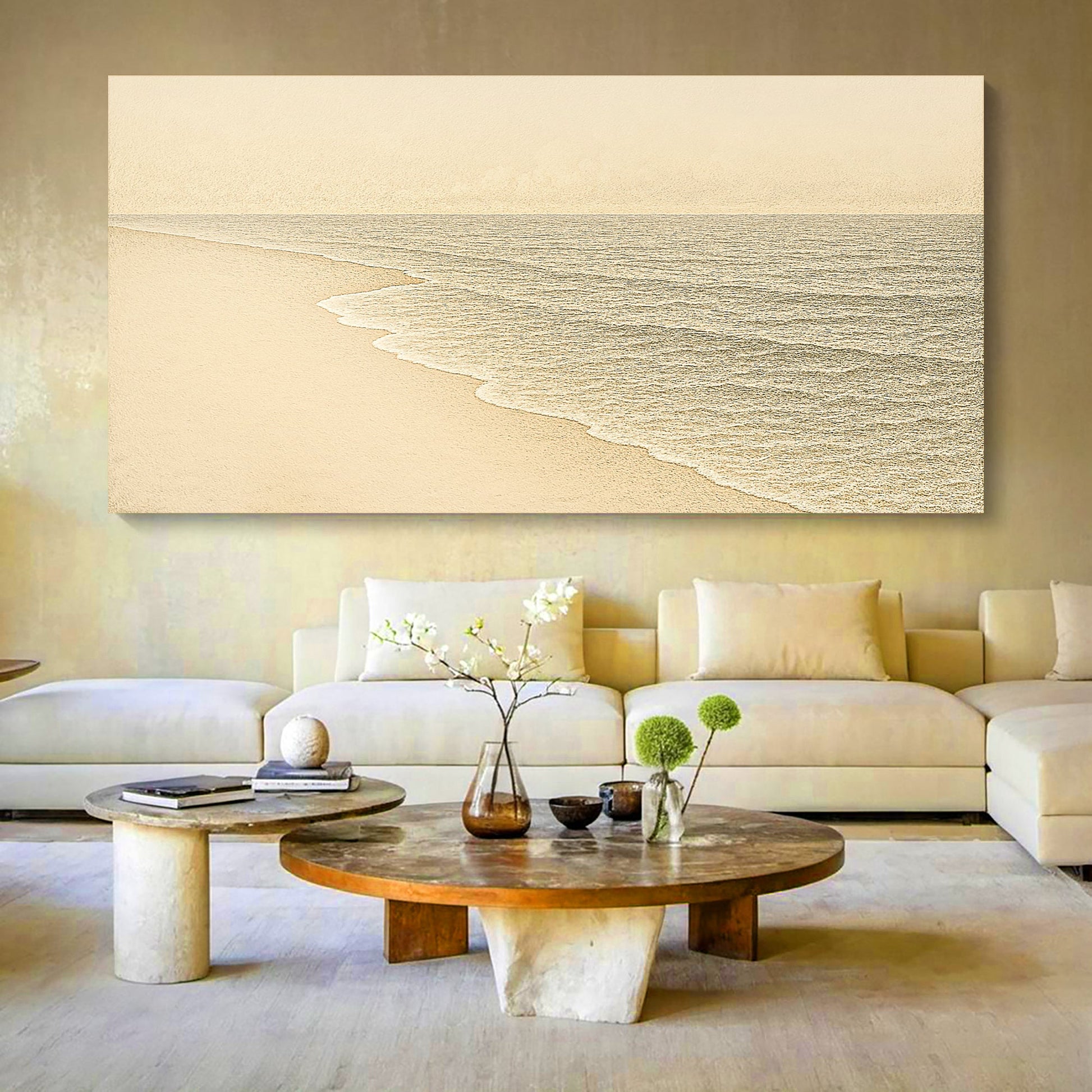 Beach Shoreline Coastal Iii wall art with nature-inspired artwork