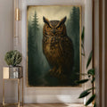 Watcher of the Woods Owl wall art with nature-inspired artwork