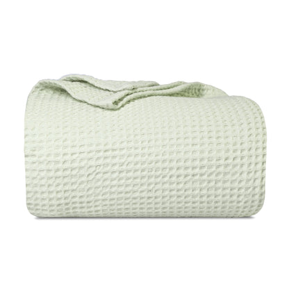 Waffle Weave Blanket home decor with nature-inspired artwork - product view 36