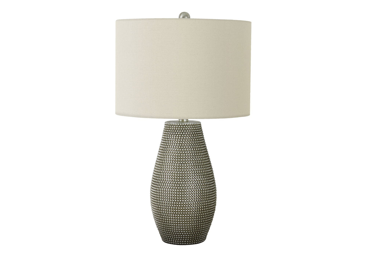 Gray Resin Table Lamp