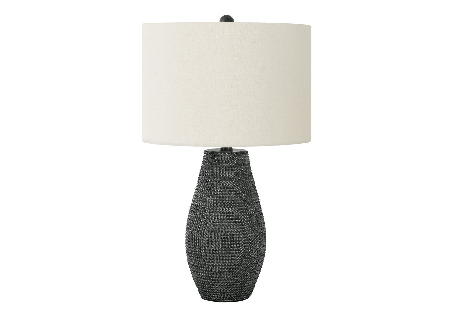 Black Resin Table Lamp