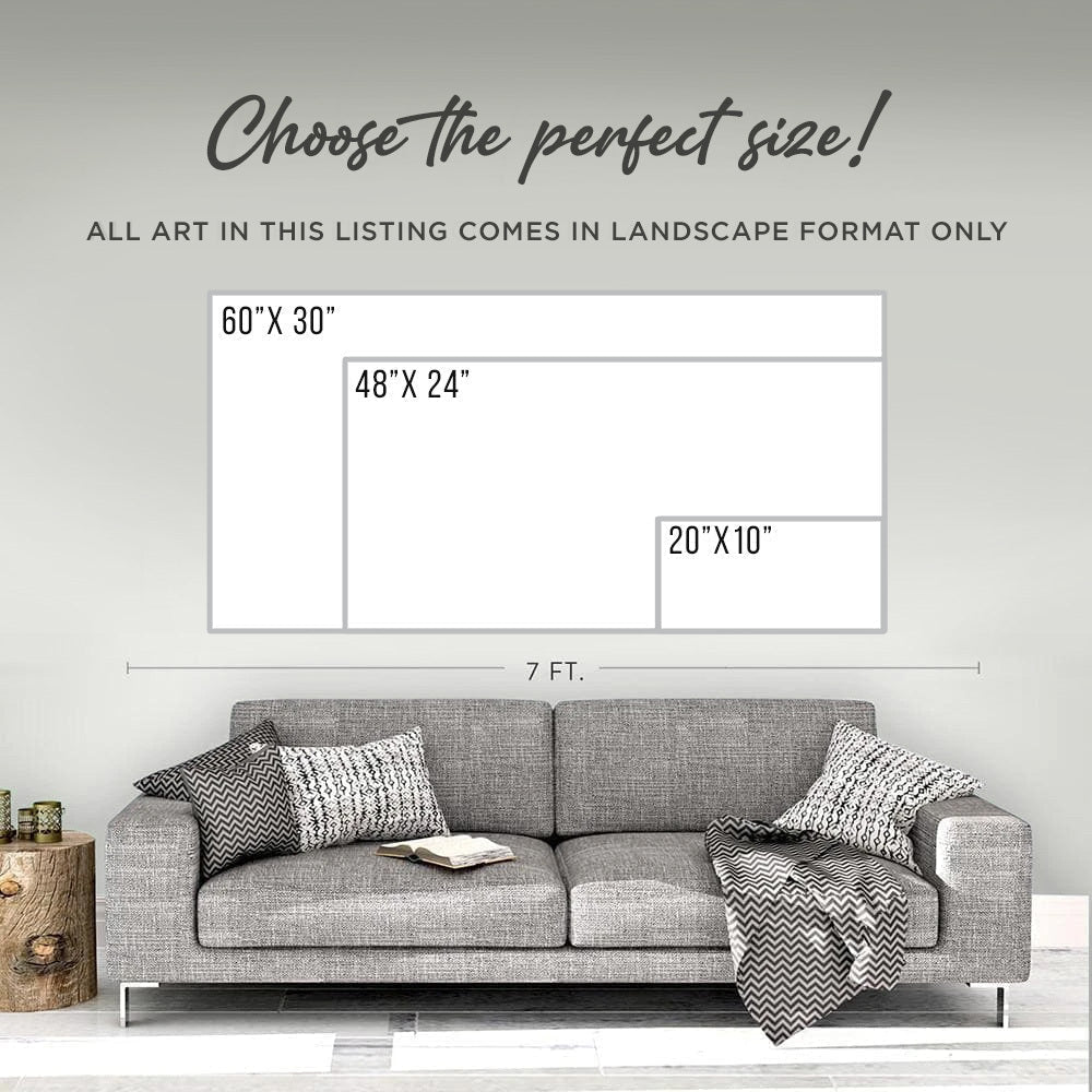 Sunrise Over the Horizon Canvas wall art with nature-inspired artwork - product view 5