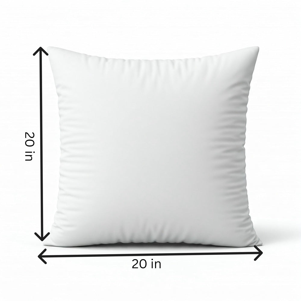 18"x18" Square Throw Pillow Set pillow cover with nature-inspired artwork - product view 4