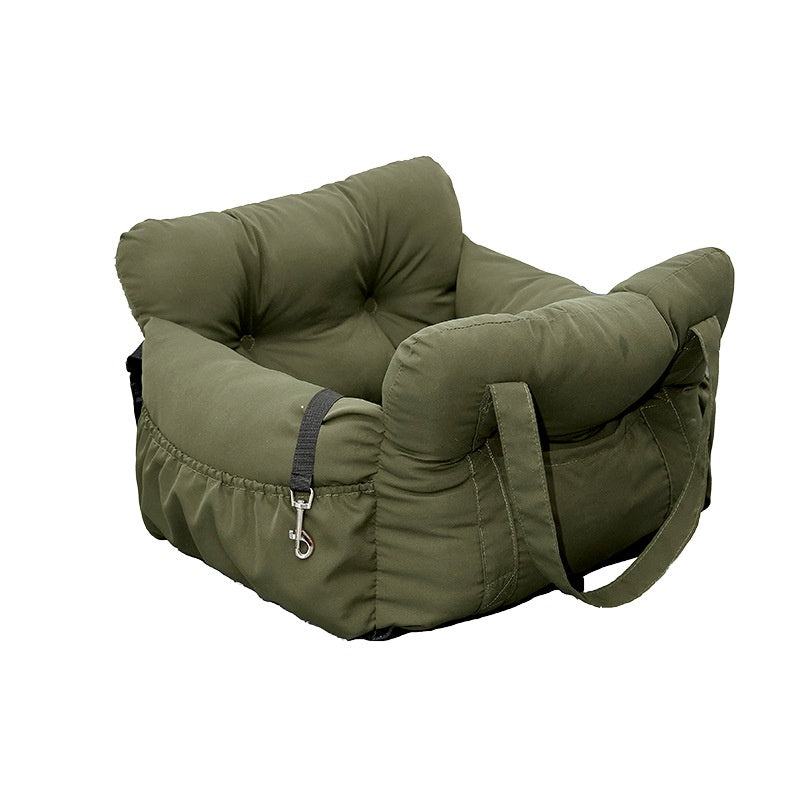 Pet Car Pet Bed Dog Safety Seat Multifunctional Dogs and Cats Pet uncategorized / needs cleanup with nature-inspired artwork - product view 6