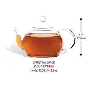 Christina Teapot tea accessories with nature-inspired artwork