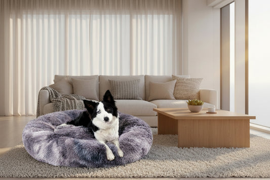 Fluffy Donut Dog Bed uncategorized / needs cleanup with nature-inspired artwork