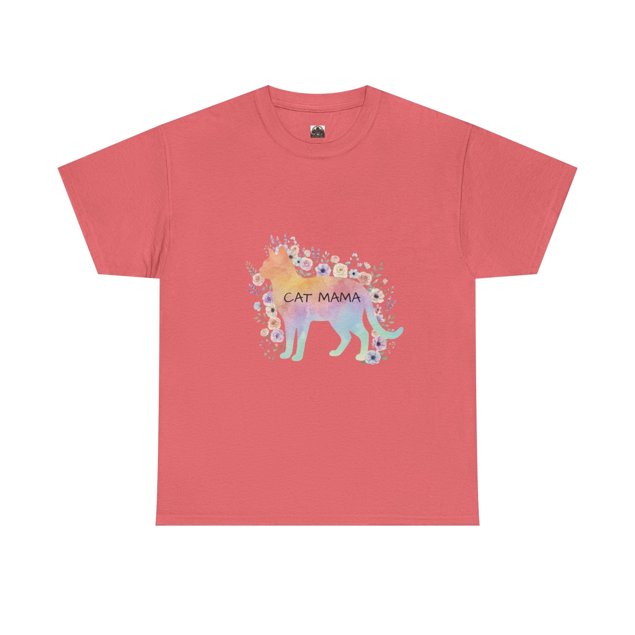 Cat Mama T t-shirt with nature-inspired artwork - product view 4