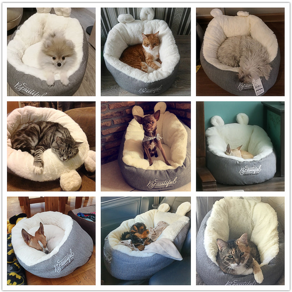 Pet Dog Bed Warming Soft Sleeping Bag Cushion Puppy Kennel uncategorized / needs cleanup with nature-inspired artwork - product view 4