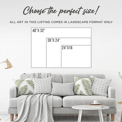 Calming Lake Scenery Canvas wall art with nature-inspired artwork - product view 4