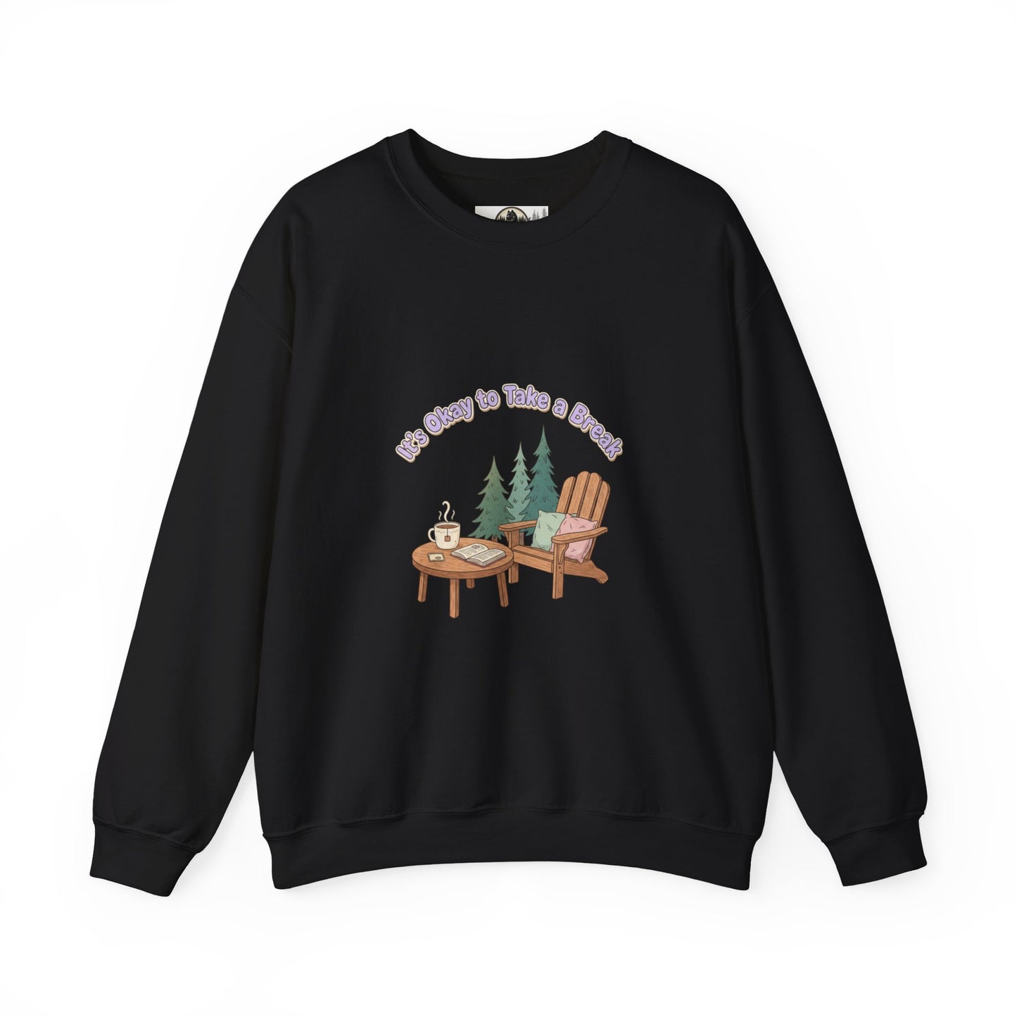 Mental Health Awareness Sweatshirt — "It's Okay to Take a Break"