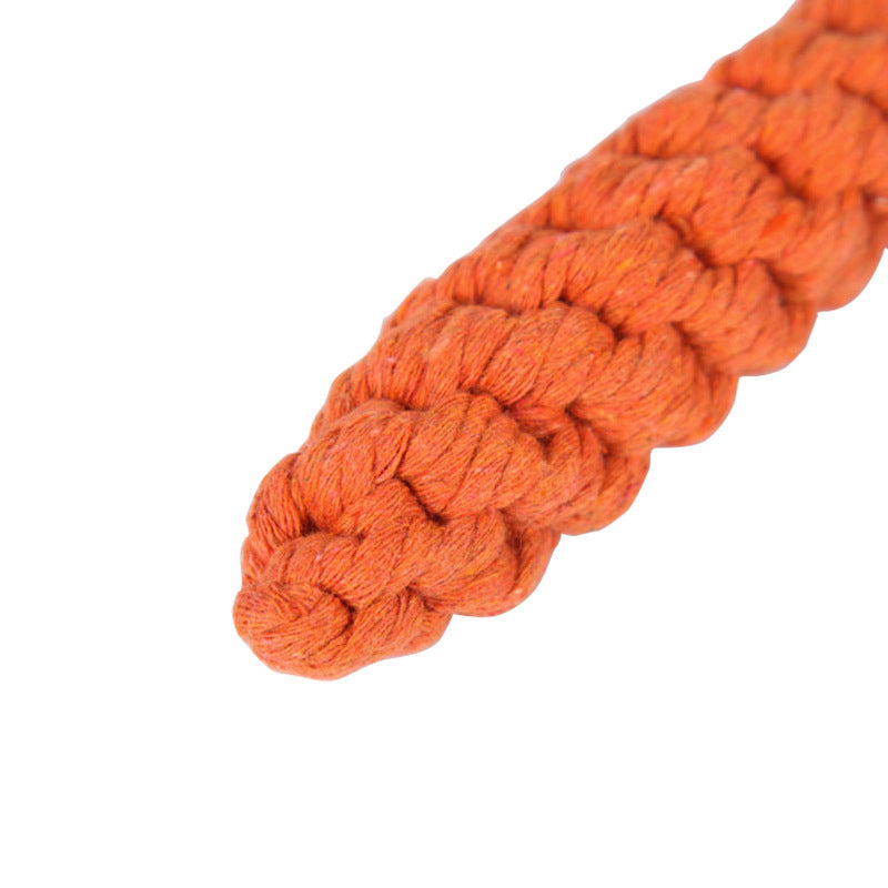 Pet Carrot Cotton Rope Modeling Toy uncategorized / needs cleanup with nature-inspired artwork - product view 4