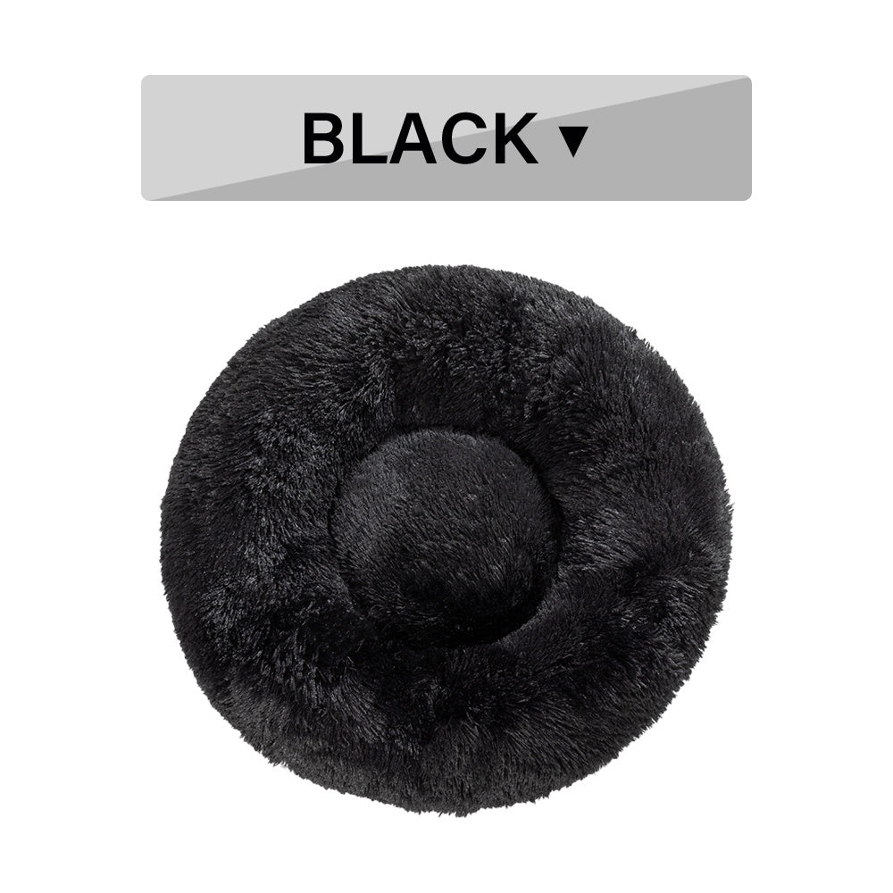 Fluffy Donut Dog Bed uncategorized / needs cleanup with nature-inspired artwork - product view 7