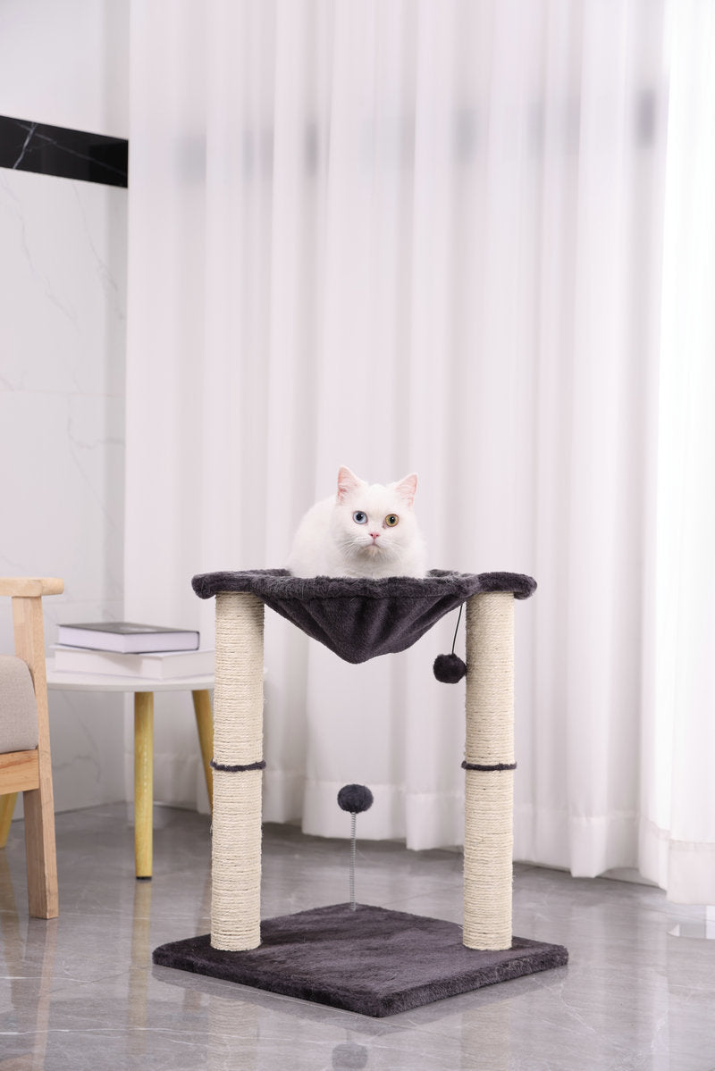 Integrated Cat Scratching Pillar Toy with Nest uncategorized / needs cleanup with nature-inspired artwork - product view 10