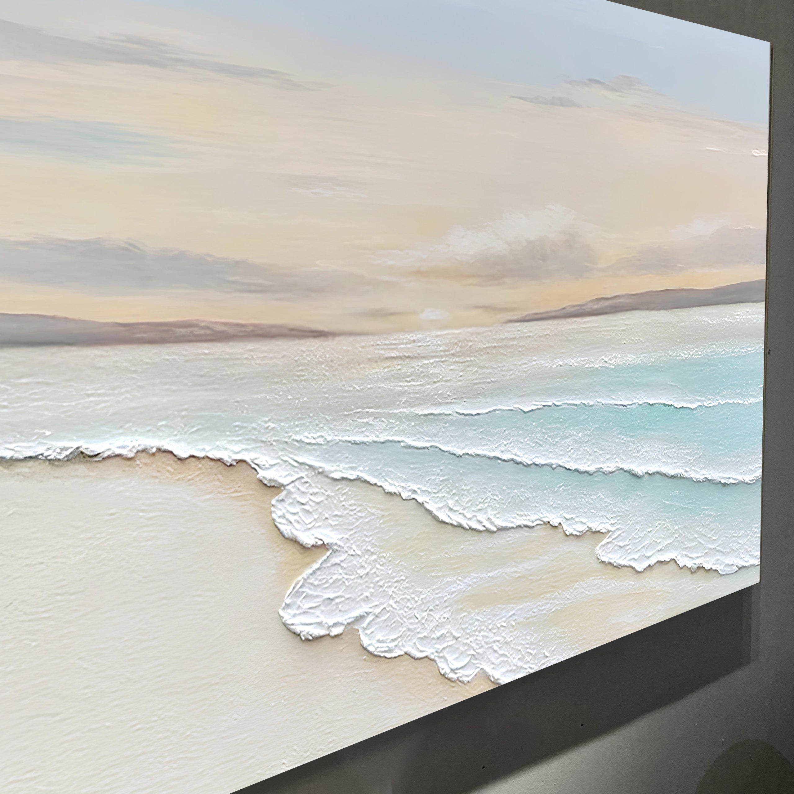 Serene Ocean Wave Coastal Iv wall art with nature-inspired artwork - product view 5