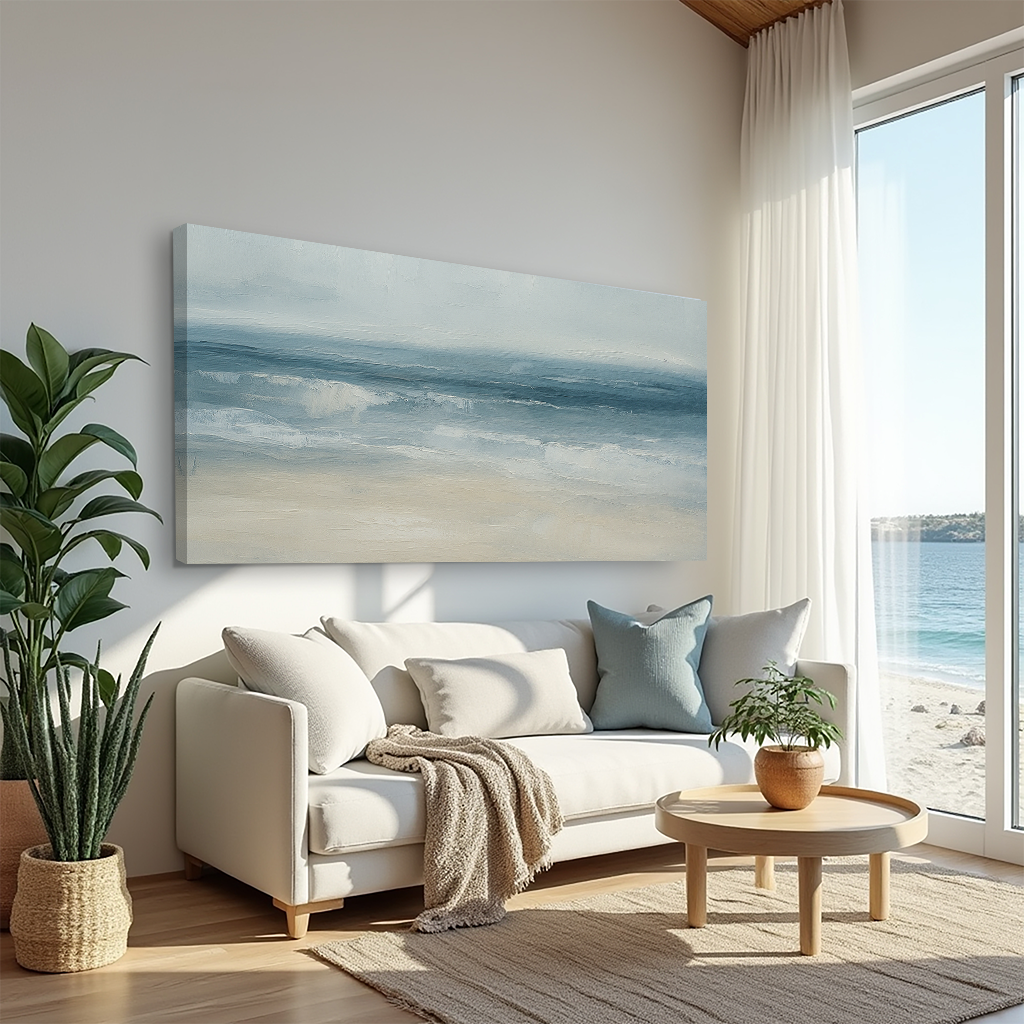 Waterscape Abstract Ix wall art with nature-inspired artwork - product view 4